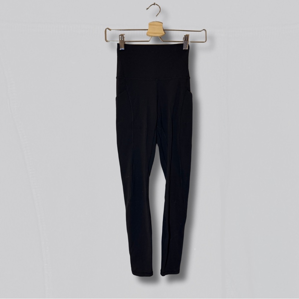 High-Waisted Black Leggings